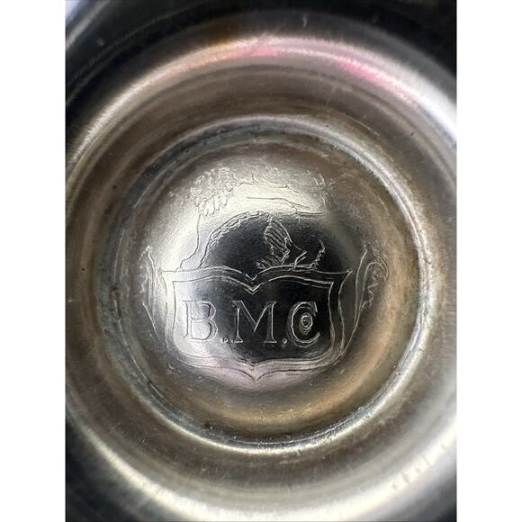 VINTAGE Benedict Mfg Co BMCo SILVER PLATED Sugar & Creamer‎ SET USA NY - Picture 6 of 6